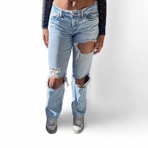 American eagle distressed mid